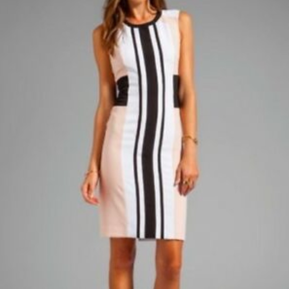 BCBGMaxAzria Eloise Color Block Sheath Dress